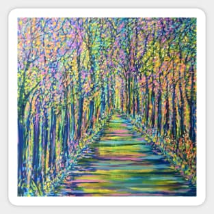 Bright Abstract Forest Sticker